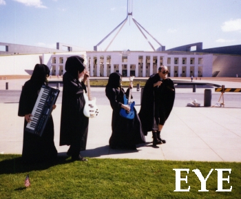 photo 2 of EYE "jamming" in front of Parliament House
