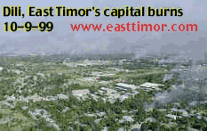 city of Dili burns 10 sep 1999