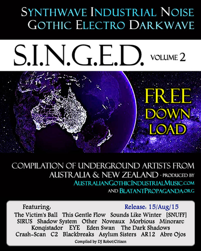 Album: S.I.N.G.E.D. Vol2 - Synthwave Industrial Noise Gothic Electro Darkwave (Alternative Post-Punk-Rock-Pop Dark-Electronic Music Bands) from ANZ Australia & New Zealand
